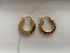 Big Circle High Polished Twisted Earrings, 18K Gold Twisted Hoop Earrings for Her. 18K Gold Large Circle Hoop Earrings