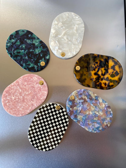 Colourful Pocket Mirror and Comb Set, Lightweight Hand Mirror Comb, Compact Mirror. Makeup Mirror for Bag, Bridesmaid Gift Ideas