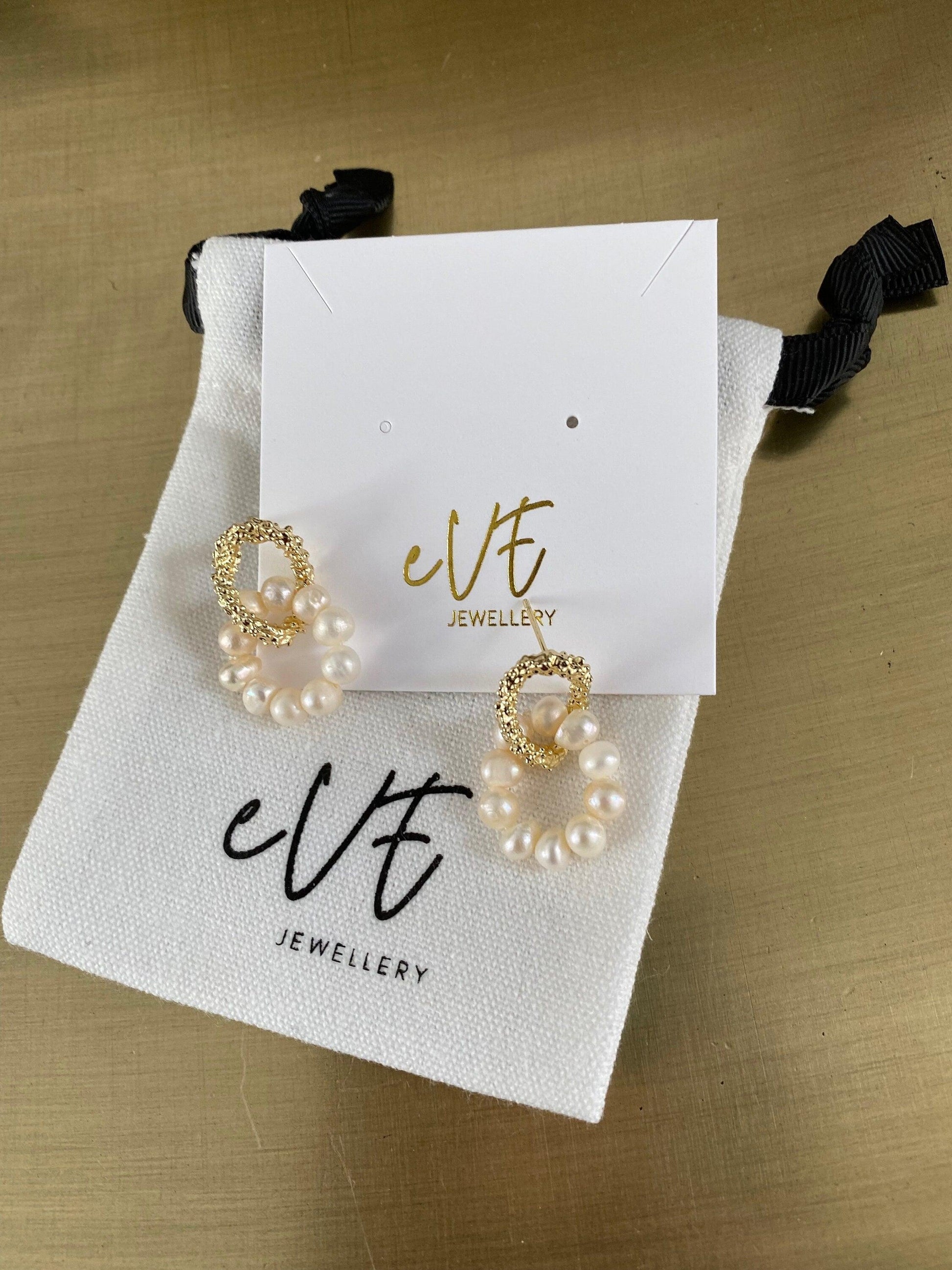 Cute Mini Pearl Hoop Earring In Gold , Freshwater Pearl Dangle Earring, 18K Gold Huggies Freshwater Pearl Earring, Gift for Her eVE United Kingdom